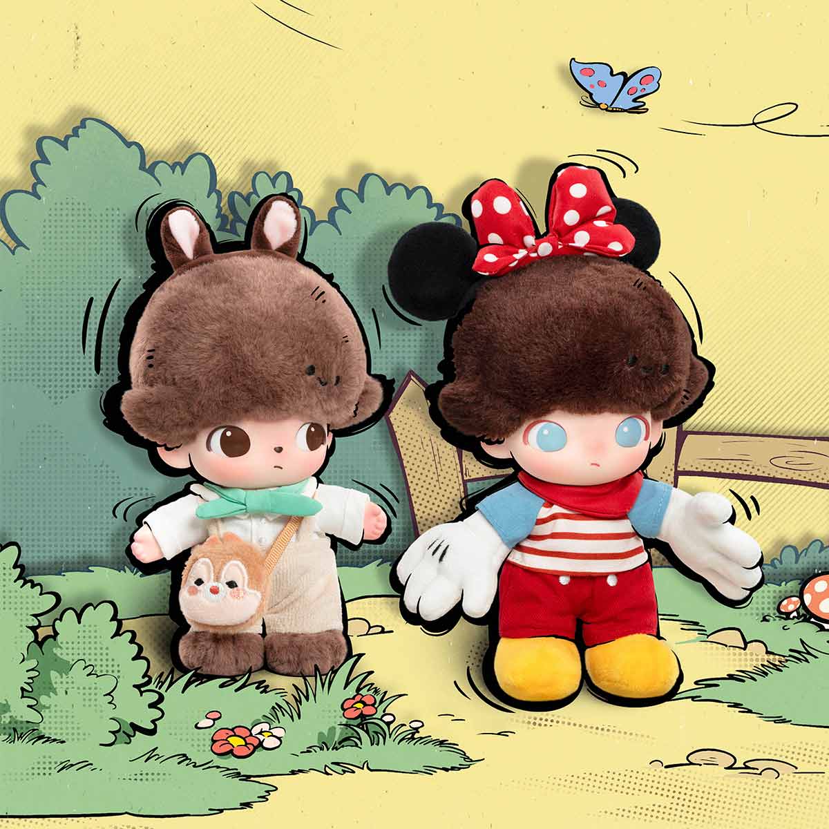 ZIMOO WORLD Mickey Vinyl Plush Bag