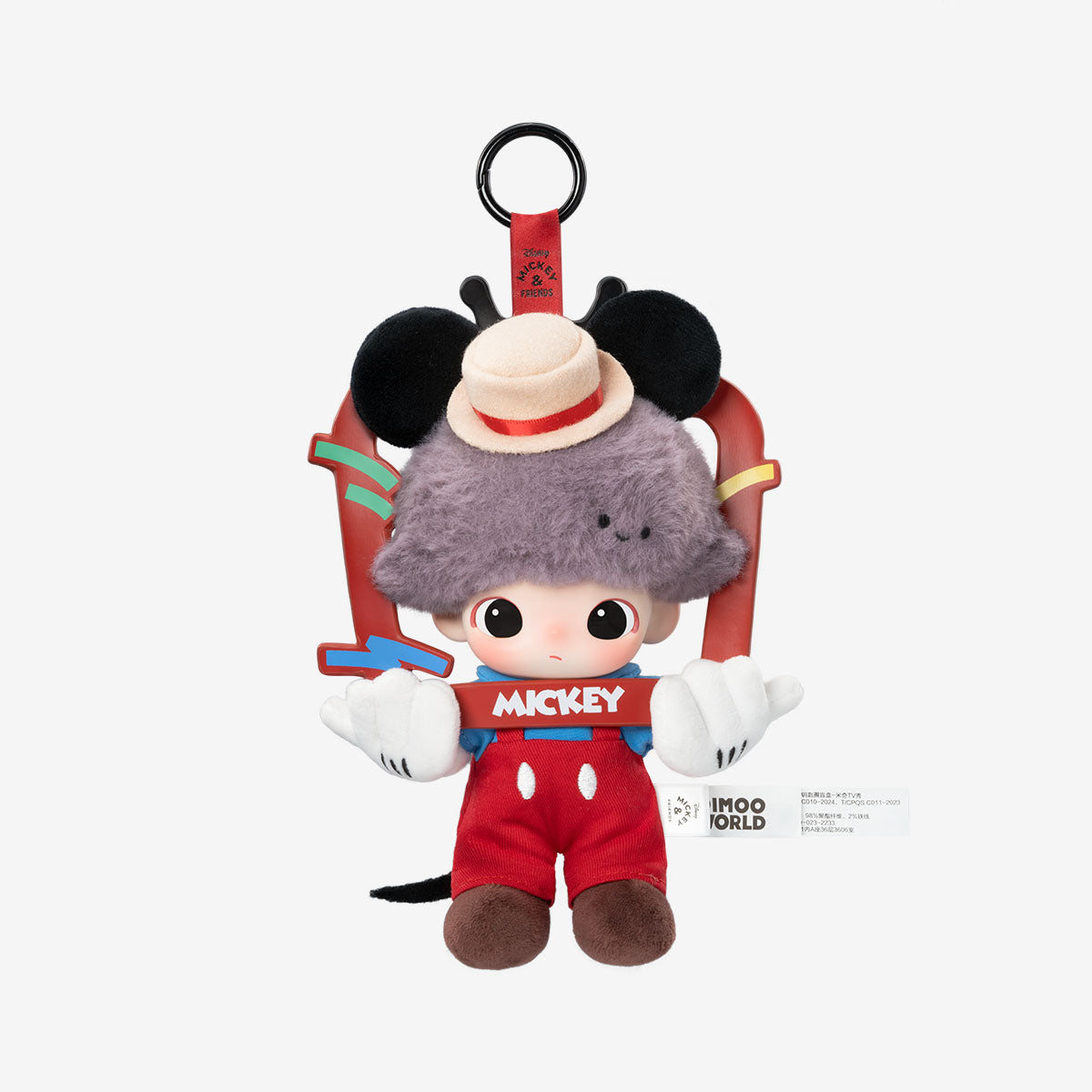 ZIMOO WORLD Mickey Vinyl Plush Bag
